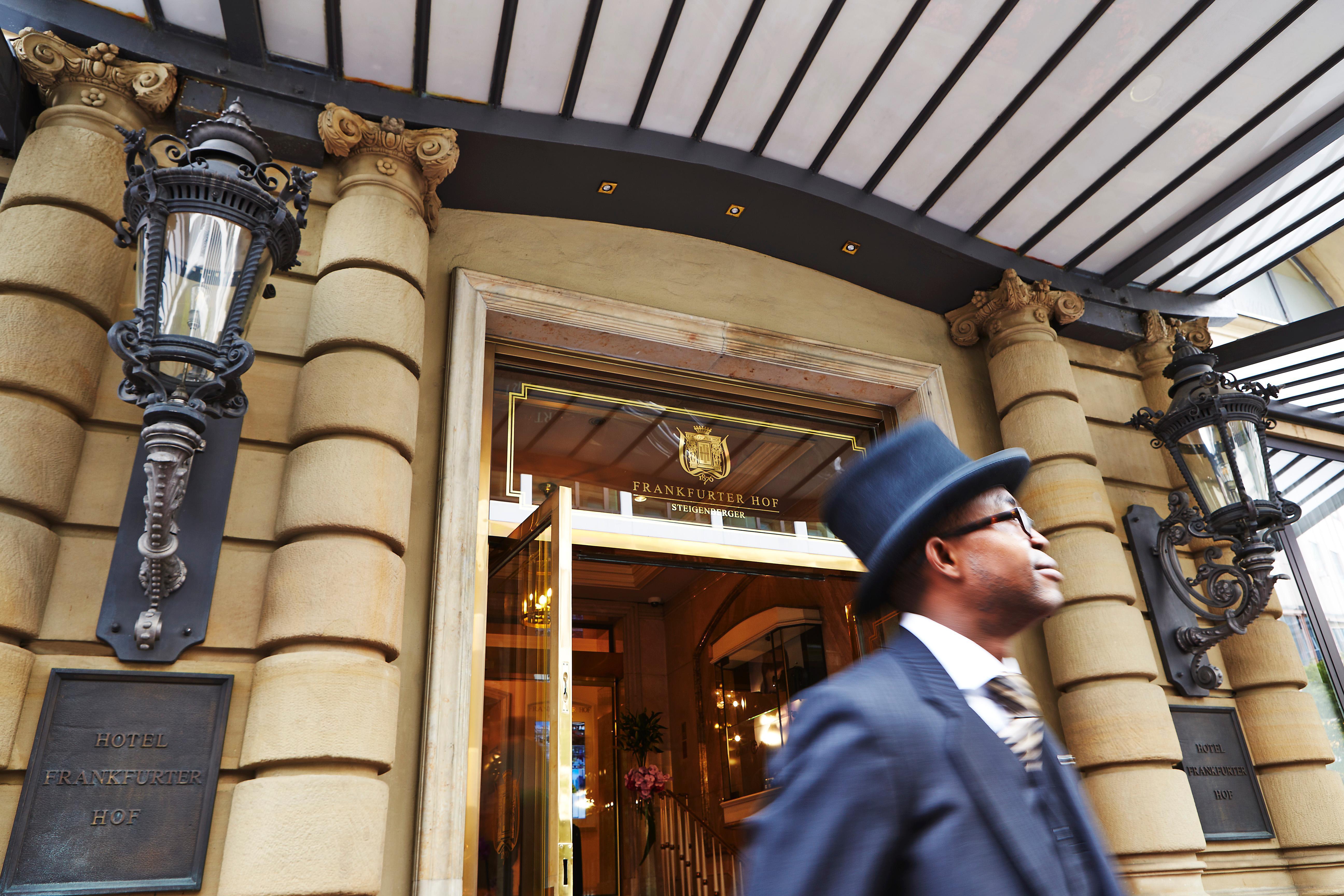 美因河畔法兰克福 施泰根博阁法兰克福饭店酒店 外观 照片 The entrance to the hotel